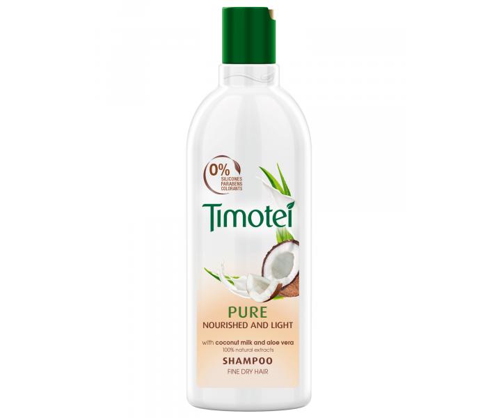 ampon pro jemn a such vlasy Timotei Pure - 400 ml