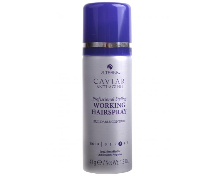 Lak na vlasy s flexibiln fixac Alterna Caviar Working Hairspray - 43 g