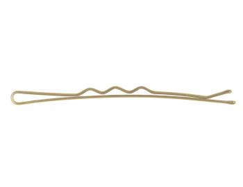 Vlnitá sponka Sibel Wavy - 5 cm, zlatá - 500 g