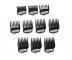 Sada n�hradn�ch n�stavc� s kovovou sponou Wahl - 10 ks - 1,5 mm, 3 mm, 4,5 mm, 6 mm, 10 mm, 13 mm, 16 mm, 19 mm, 22 mm, 25 mm