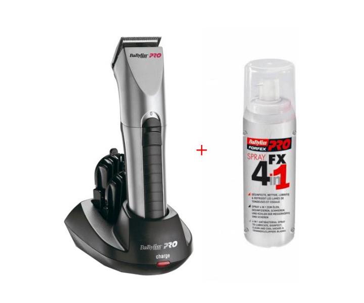 BaByliss Pro Konturovac strojek FX767E + dezinfekn sprej