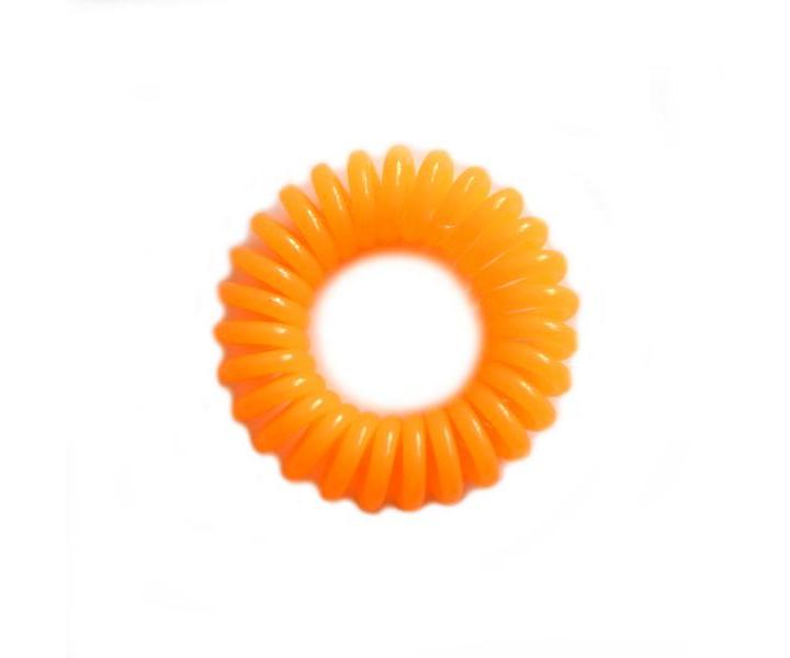 Spirlov plastov gumika do vlas pr.3,5 cm - oranov (bonus)