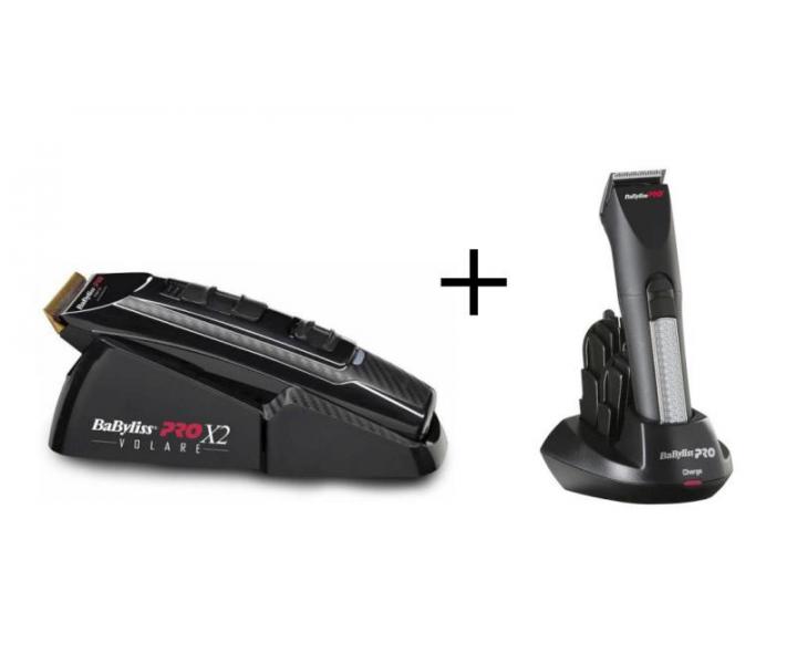 Strojek BaByliss Pro Ferrari ern + Konturovac zastihova vlas