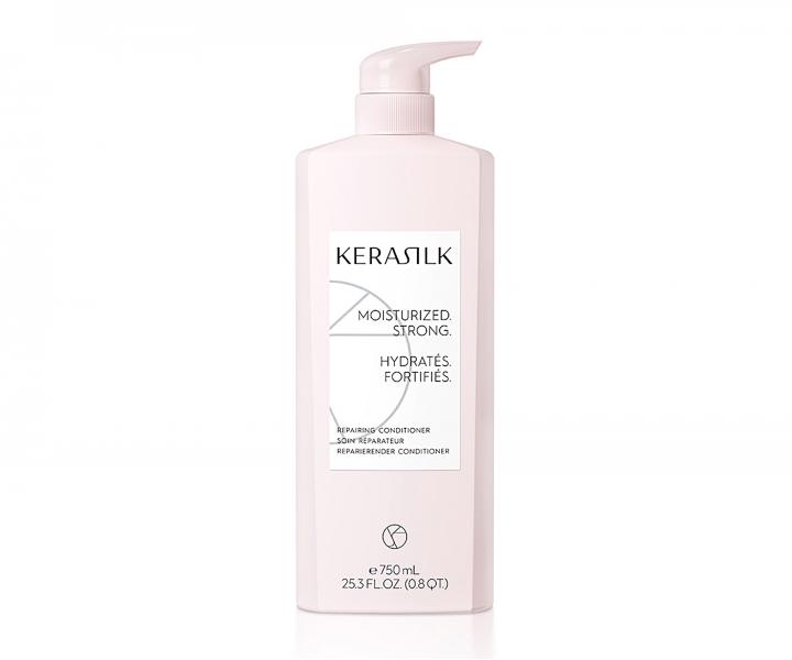 Regeneran kondicionr pro such a pokozen vlasy Kerasilk Repairing Conditioner - 750 ml