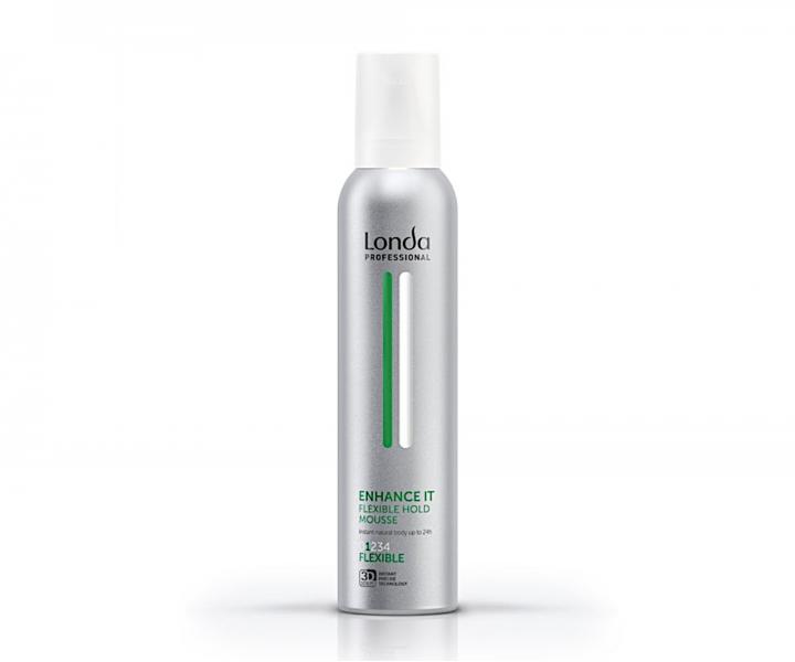 Pěna pro přirozený objem vlasů s flexibilní fixací Londa Professional Enhance It - 250 ml
