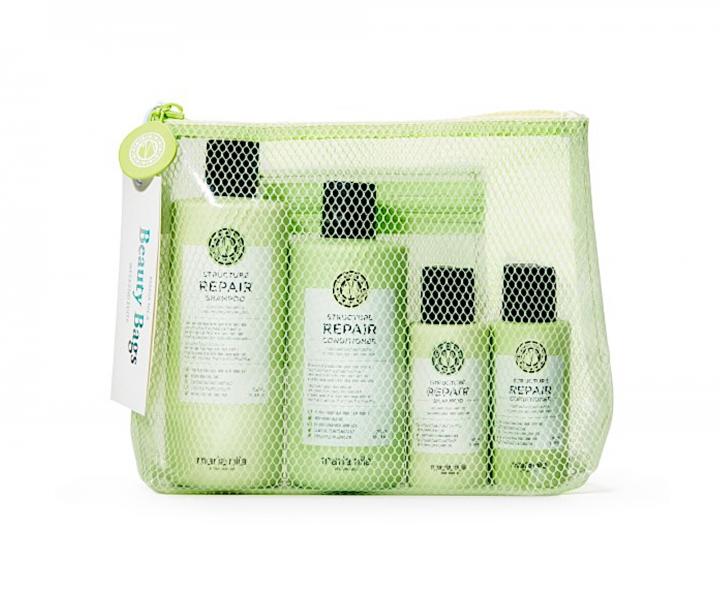 D�rkov� sada pro such� a po�kozen� vlasy Maria Nila Structure Repair + kosmetick� ta�ka zdarma