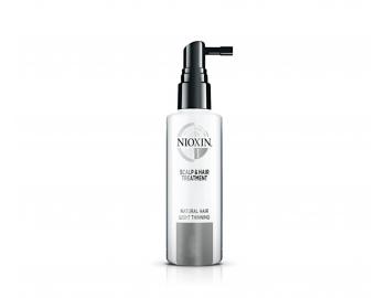 Bezoplachová péče pro mírně řídnoucí přírodní vlasy Nioxin System 1 Scalp & Hair Treatment - 100 ml