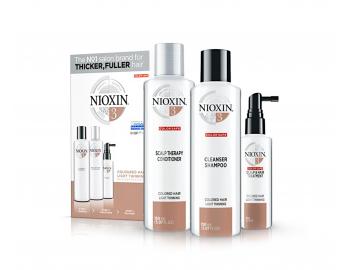 Sada pro mírně řídnoucí barvené vlasy Nioxin System 3 Trial Kit No.3