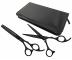 Základní řada kadeřnických nůžek Olivia Garden Xtreme™ - sada - kadeřnické nůžky 5,75" + efilační nůžky 6,35" Matt Black Edition
