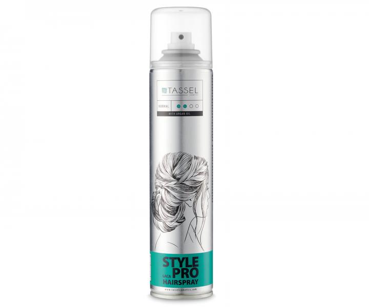 Lak na vlasy se stedn fixac Tassel Cosmetics Style Pro Hairspray - 300 ml