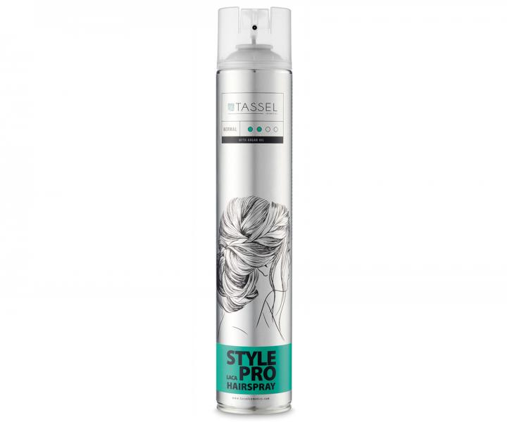 Lak na vlasy se stedn fixac Tassel Cosmetics Style Pro Hairspray - 750 ml