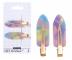 Spony do vlas� s podlo�kami Sister Young Lily Makeup Hair Clips Set - 6 cm, 2 ks - r��ovofialov�