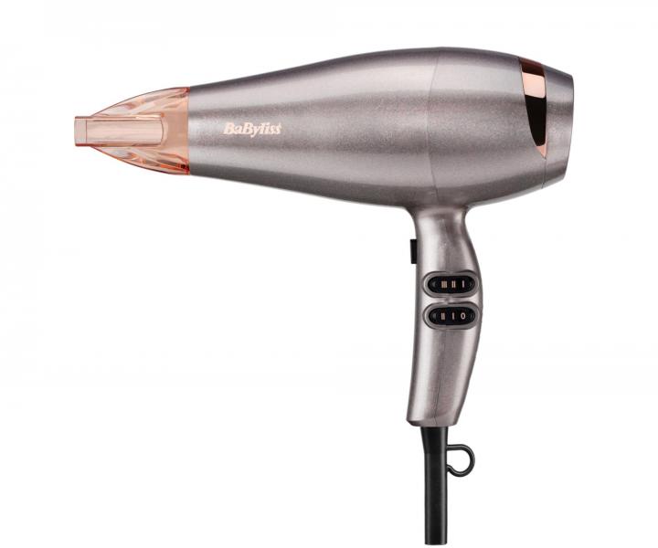 Fén na vlasy BaByliss Elegance 2100 - 2100 W, šedý se třpytkami