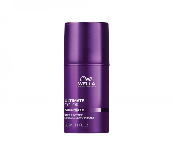 Bezoplachov� maska pro barven� vlasy Wella Professionals Ultimate Color Intense Miracle Leave-in Mask - 30 ml