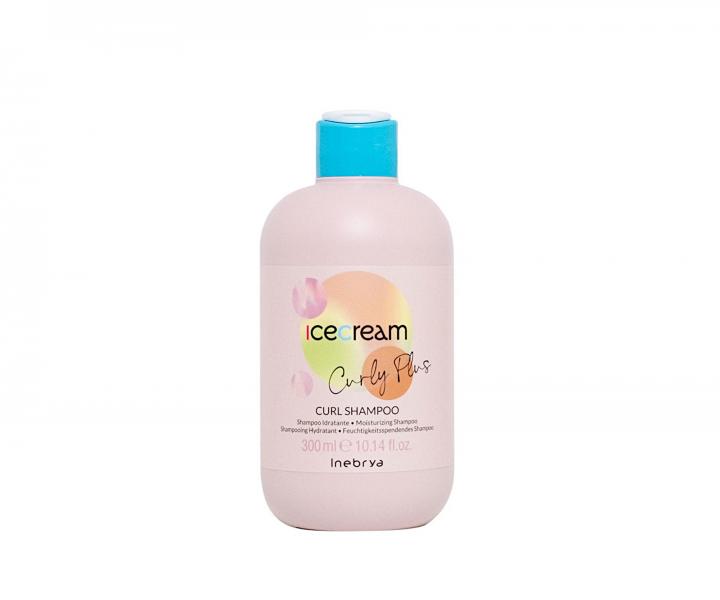 Hydratan ampon na kudrnat a vlnit vlasy Inebrya Ice Cream Curly Plus Shampoo - 300 ml