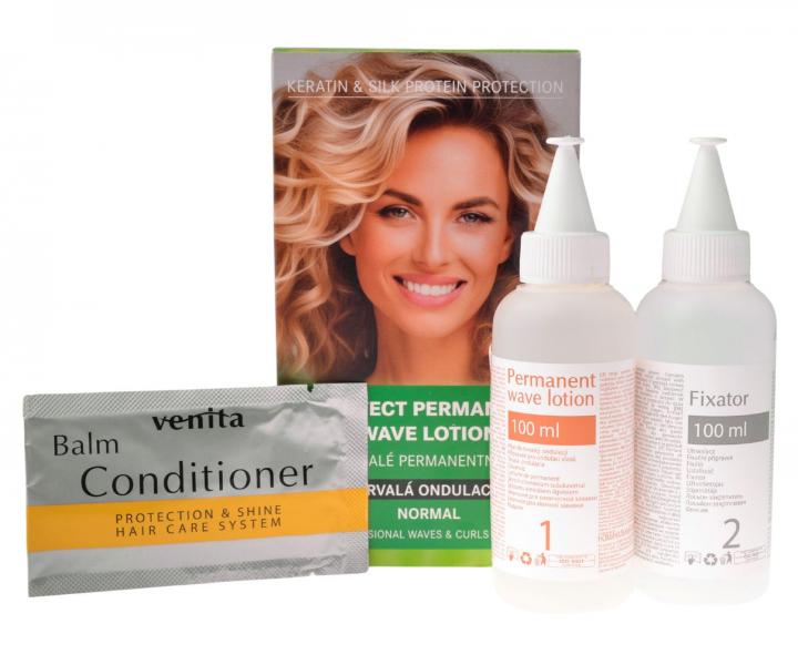 Trval ondulace pro permanentn vlny Venita Perfect Permanent Wave Lotion - 2 x 100 ml