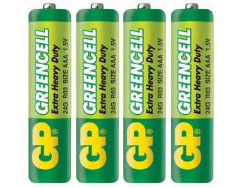 Mikrotu�kov� baterie GP Greencell Extra Heavy Duty AAA - 4 ks (bonus)