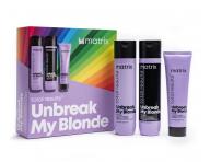 D�rkov� sada pro pos�len� v�echy typ� zesv�tlen�ch blond vlas� Matrix Unbreak My Blonde