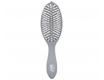 Kartáč na rozčesávání vlasů s příměsí aktivního uhlí Wet Brush Go Green Treatment & Shine Brush - šedý
