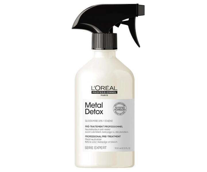 P��pravn� p��e pro vlasy p�ed barven�m, balayage a zesv�tlov�n�m Lor�al Professionnel Serie Expert Metal Detox - 500 ml
