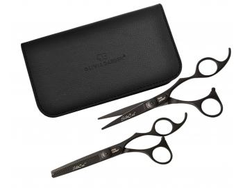 Sada kade�nick�ch n��ek 5,75" a efila�n�ch n��ek 6,35" Olivia Garden SilkCut Pro Matt Black