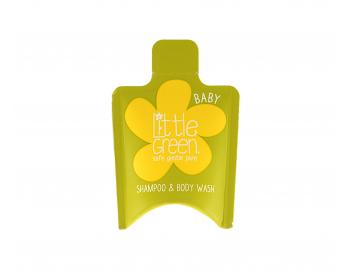 Jemn ampon a sprchov gel pro miminka Little Green Baby - 14,8 ml
