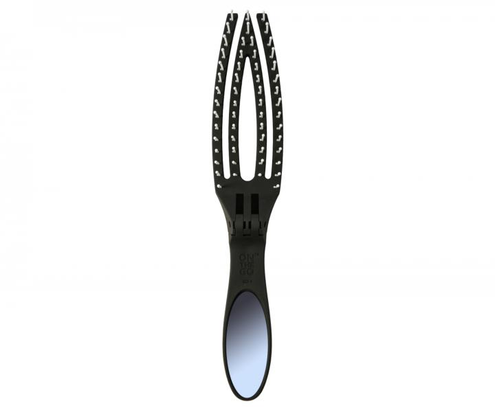 Kart s nylonovmi ttinami Olivia Garden Fingerbrush On the Go Detangle&Style - ern