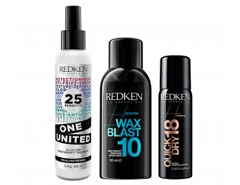 Stylingov� sada Redken - pe�uj�c� sprej + vosk ve spreji + lak na vlasy 60 ml zdarma