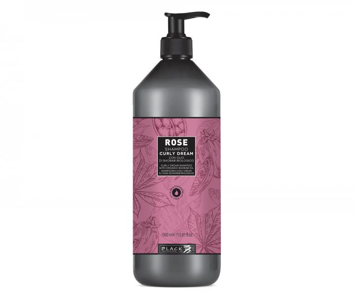 Šampon pro vlnité a kudrnaté vlasy Black Rose Curly Dream Shampoo - 1000 ml