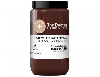 Dermatologick maska na vlasy proti nadmrn tvorb mazu The Doctor Tar with Ichthyol - 946 ml