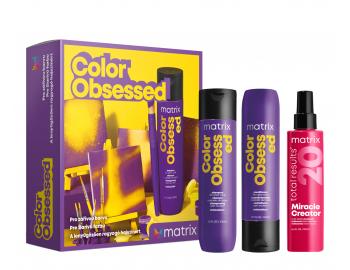 Dárková sada pro zářivou barvu vlasů Matrix Color Obsessed