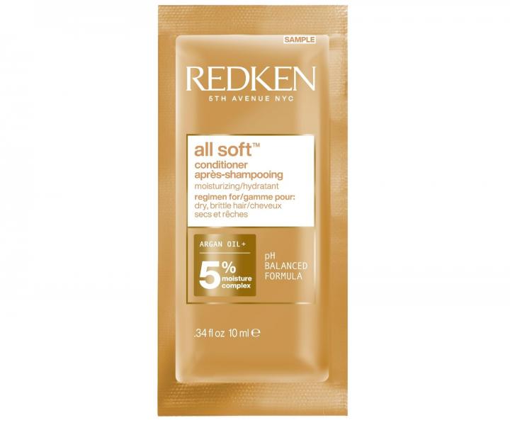 Vy�ivuj�c� p��e pro such� a k�ehk� vlasy Redken All Soft - 10 ml (bonus)