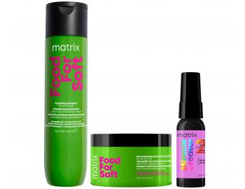 Sada pro hydrataci such�ch vlas� Matrix Food For Soft + pe�uj�c� sprej s 20 benefity Matrix Miracle Creator 45 ml zdarma