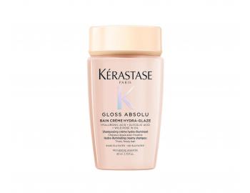 Hydrata�n� a rozjas�uj�c� �ampon pro pevn� a krepat� vlasy K�rastase Gloss Absolu Bain Cr�me Hydra-Glaze - 80 ml