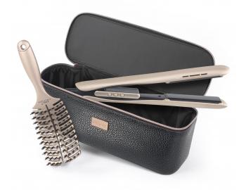 Luxusn set profesionln ehliky na vlasy Ultron Enyi 1" s kartem Sibel Proflex a pouzdrem Ultron Luxury Gift Set - zlat