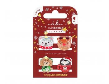 Dtsk vesel skipeky do vlas Invisibobble Clipstar Sparkle in a Cup - 4 ks