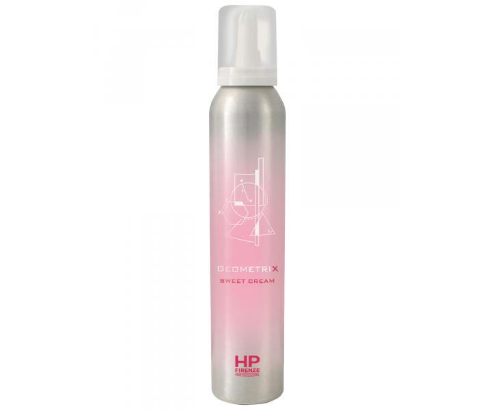 Krémová pěna pro regeneraci kudrnatých a vlnitých vlasů HP Firenze Geometrix Sweet Cream - 200 ml