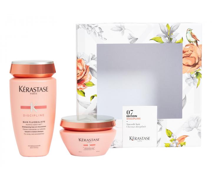 Sada Kérastase Discipline - Šampon Fluidealiste - 250 ml + Maska Maskeratine - 200 ml