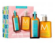 D�rkov� sada lehk� olejov� p��e Moroccanoil Treatment Light Hair & Hand Heroes + tekut� m�dlo na ruce Moroccanoil zdarma