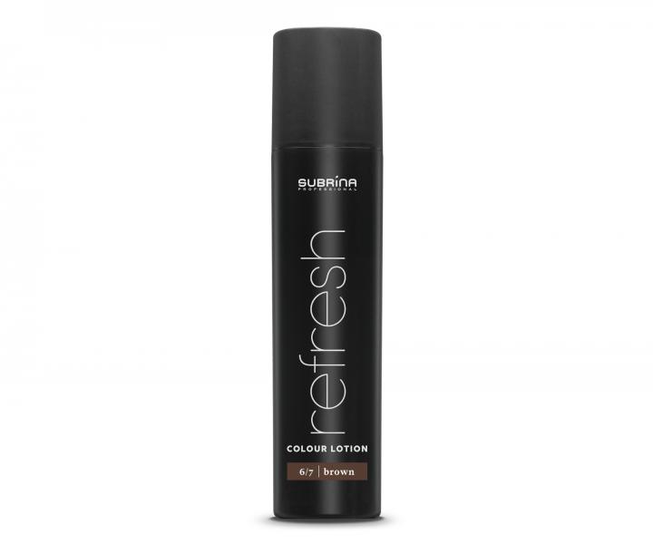 Barvicí sprej na vlasy Subrina Professional Refresh Colour Lotion 250 ml - odstín 6/7 hnědá