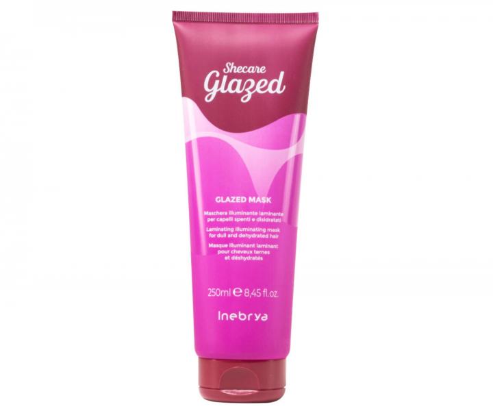 Rozjasňující a hydratační maska pro vlasy bez lesku Inebrya Shecare Glazed Mask - 250 ml