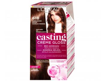 Přeliv bez amoniaku Loréal Casting Créme Gloss - 618 vanilková moka