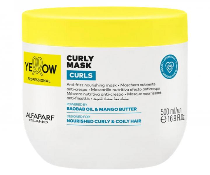 Maska pro vlnit�, kudrnat� a afro vlasy Yellow Professional Curls Curly Mask - 500 ml