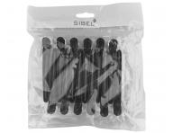 Klipsy do vlasů Sibel plast/hliník - 10 cm, 12 ks