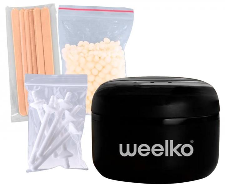 Mini oh��va� depila�n�ho vosku Weelko Pocket Wax - 8 g, �ern�