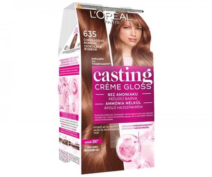 Peliv bez amoniaku Loral Casting Crme Gloss - 635 okoldov bonbon