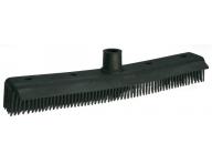 Antistatický smeták se škrabkou Sibel Rubber Broom - černý