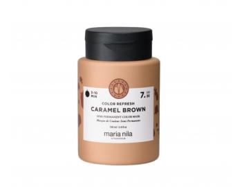 Maska pro o�iven� barvy vlas� Maria Nila Colour Refresh Caramel Brown - karamelov� hn�d�, 100 ml