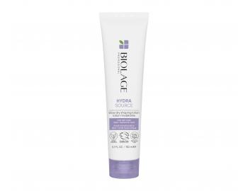 ada pro hydrataci suchch vlas Matrix Biolage HydraSource - termoochrann krm pro urychlen vysouen - 150 ml