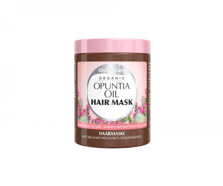 Maska pro jemné vlasy s opunciovým olejem GlySkinCare Organic Opuntia Oil Hair Mask - 300 ml